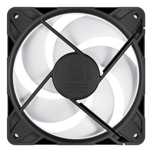 ARCTIC Freezer P12 Pro Reverse A-RGB 120 mm A-RGB - PWM Fan with ARCTIC Freezer P12 Pro Reverse A-RGB 120 mm A-RGB - PWM Fan with