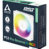 ARCTIC Freezer P12 Pro Reverse A-RGB (White) - 120 mm A-RGB PWM Fan ARCTIC Freezer P12 Pro Reverse A-RGB (White) - 120 mm A-RGB PWM Fan