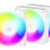 ARCTIC Freezer P12 Pro Reverse A-RGB (White) - 3 Pack - 120 mm A-RGB ARCTIC Freezer P12 Pro Reverse A-RGB (White) - 120 mm A-RGB PWM Fan