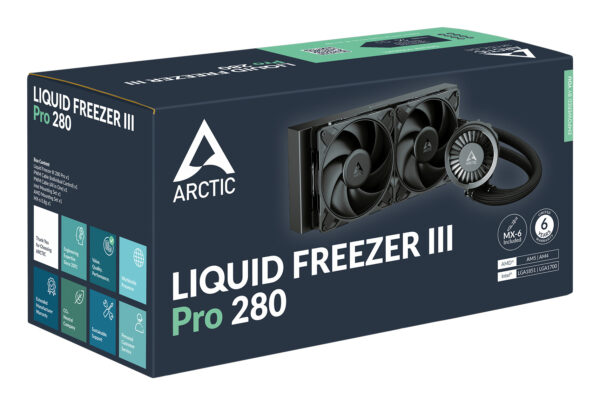 ARCTIC Liquid Freezer III Pro 280 - Multi Compatible All-in-One CPU ARCTIC Liquid Freezer III Pro 280 - Multi Compatible All-in-One CPU