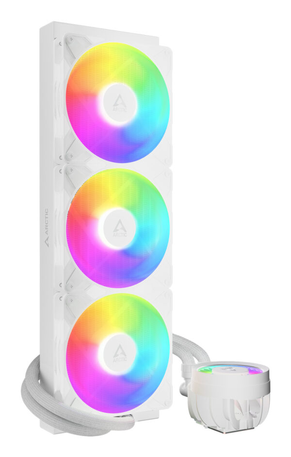 ARCTIC Liquid Freezer III Pro 420 A-RGB (White) - Multi Compatible ARCTIC Liquid Freezer III Pro 420 A-RGB (White) - Multi Compatible
