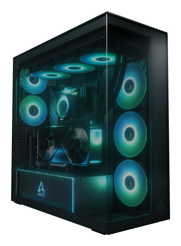 ARCTIC Xtender VG (Black) Premium E-ATX PC Case with Vertical GPU ARCTIC Xtender VG (Black) Premium E-ATX PC Case with Vertical GPU