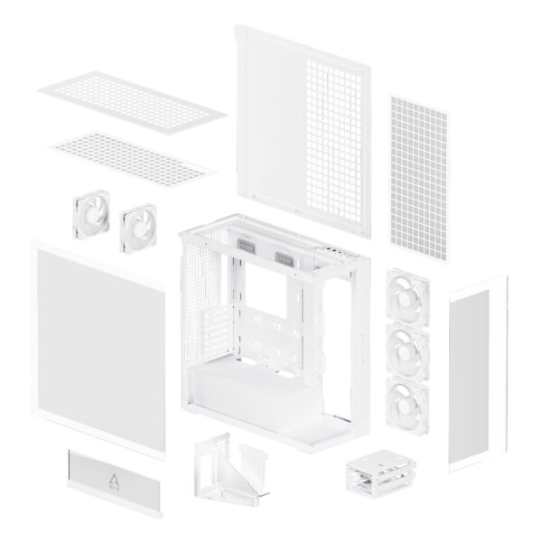 ARCTIC Xtender VG (White) Premium E-ATX PC Case with Vertical GPU ARCTIC Xtender VG (White) Premium E-ATX PC Case with Vertical GPU