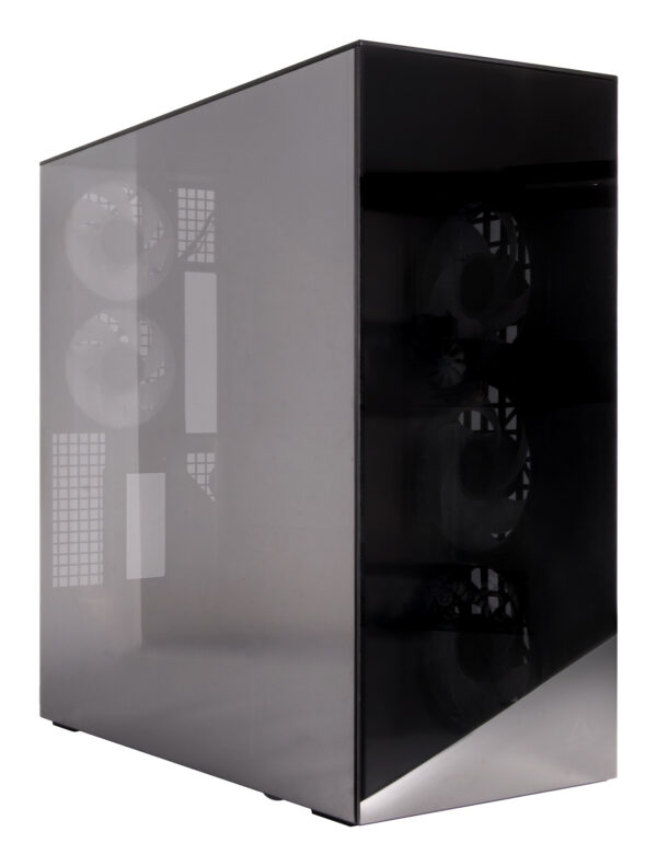ARCTIC Xtender VG (Mirror Black) Premium E-ATX PC Case with Vertical ARCTIC Xtender VG (Mirror Black) Premium E-ATX PC Case with Vertical