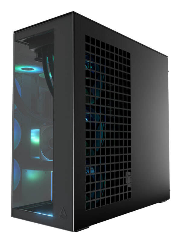 ARCTIC Xtender VG (Mirror Black) Premium E-ATX PC Case with Vertical ARCTIC Xtender VG (Mirror Black) Premium E-ATX PC Case with Vertical