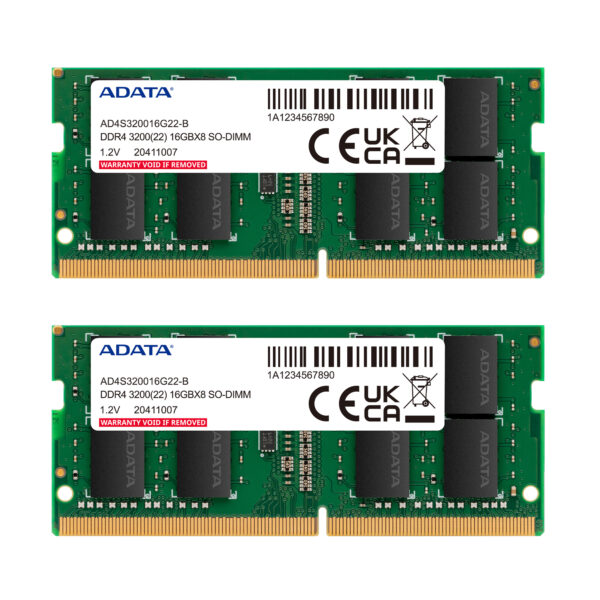 ADATA AD4S32008G22-DTGN memory module 16 GB 2 x 8 GB DDR4 260-pin ADATA AD4S32008G22-DTGN memory module 16 GB 2 x 8 GB DDR4 260-pin
