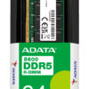 ADATA AD5R560064G40-SHYA memory module 64 GB 1 x 64 GB DDR5 5600 MT/s ADATA AD5R560064G40-SHYA memory module 64 GB 1 x 64 GB DDR5 5600 MT/s
