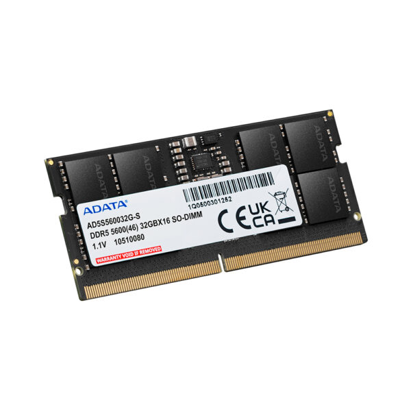 ADATA Premier memory module 16 GB 1 x 16 GB DDR5 262-pin SO-DIMM ECC ADATA Premier memory module 16 GB 1 x 16 GB DDR5 262-pin SO-DIMM ECC
