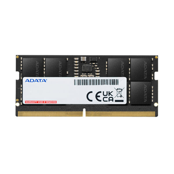 ADATA AD5S56008G-S memory module 8 GB 1 x 8 GB DDR5 262-pin SO-DIMM ADATA AD5S56008G-S memory module 8 GB 1 x 8 GB DDR5 262-pin SO-DIMM