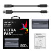 ADATA SE880 500 GB USB Type-C 3.2 Gen 2 (3.1 Gen 2) Wi-Fi Grey ADATA SE880 500 GB USB Type-C 3.2 Gen 2 (3.1 Gen 2) Wi-Fi Grey