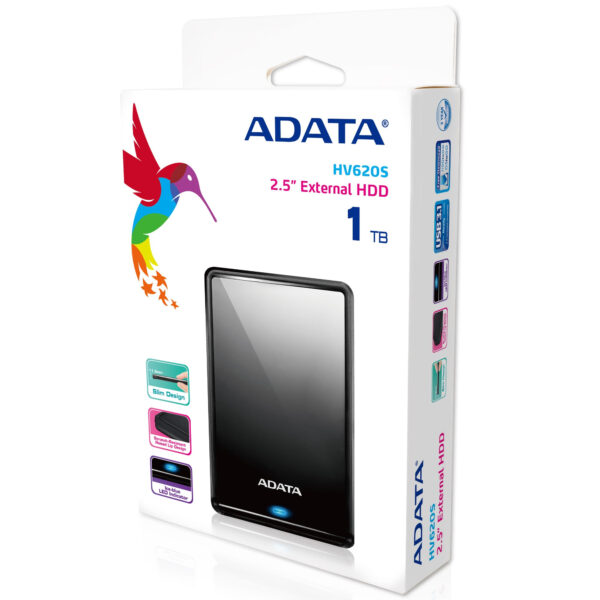 ADATA HV620S external hard drive 1 TB 2.5" Micro-USB B 3.2 Gen 1 (3.1 ADATA AHV620S-2TU3-CBK external hard drive 2 TB 2.5" Micro-USB B 3.2