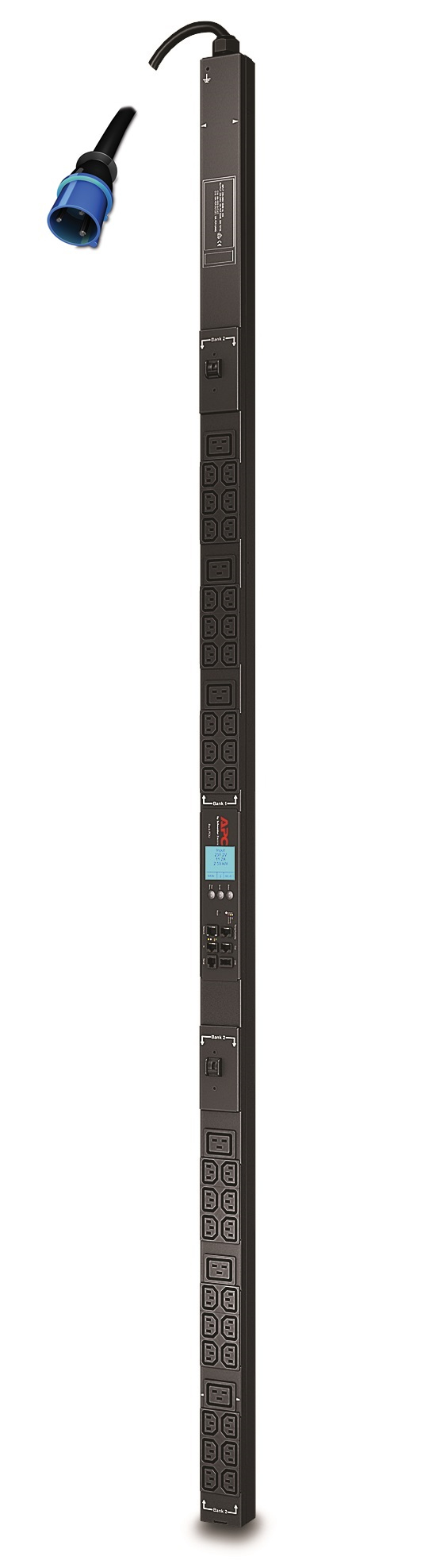 MTRD RCK PDU 0U 1PH 7.4KW 230V