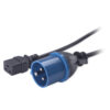 POWER CORD C19 TO IEC309 16A - 2.5M