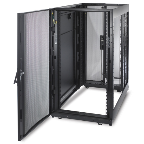 APC NetShelter SX, Server Rack Enclosure, 24U, Black, 1198.5H x 600W x 1070D mm