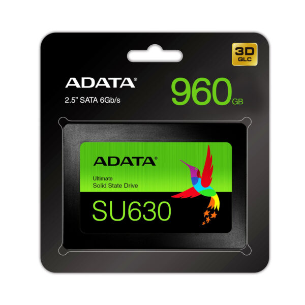 ADATA Ultimate SU630 480 GB 2.5" Serial ATA QLC 3D NAND ADATA Ultimate SU630 480 GB 2.5" Serial ATA QLC 3D NAND