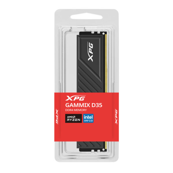 XPG GAMMIX D35 memory module 8 GB 1 x 8 GB DDR4 288-pin DIMM XPG GAMMIX D35 memory module 64 GB 2 x 32 GB DDR4 288-pin DIMM