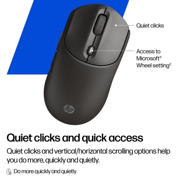 HP 405 QUIET BLACK WIRELESS MOUSE