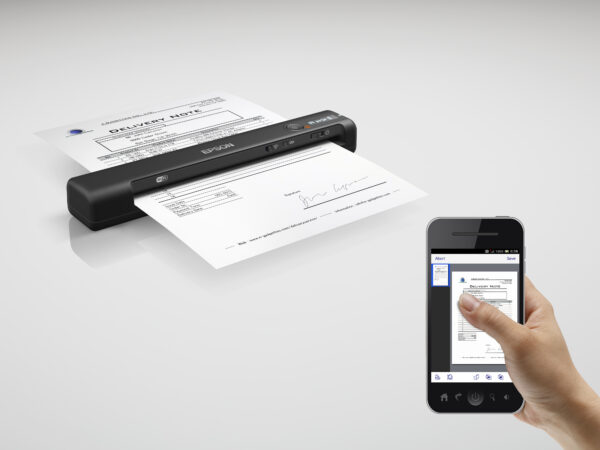 Epson WorkForce ES-60W Handheld scanner 600 x 600 DPI A4 Black