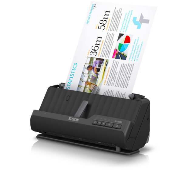 Epson ES-C320W ADF + Sheet-fed scanner 600 x 600 DPI A4 Black