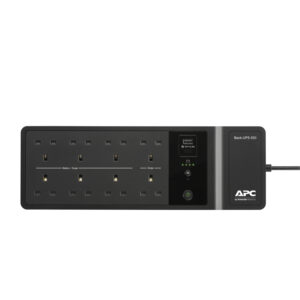 APC Back-UPS, 650VA/400W Floor/Wall Mount, 230V, 8x British BS1363A APC BACK-UPS 650VA 230V 1 USB CHARGI