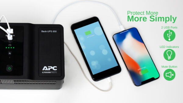 B-UPS 850VA 230V USB TYPE-C+A