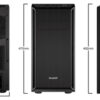 be quiet! Pure Base 600 Midi Tower Black, Silver