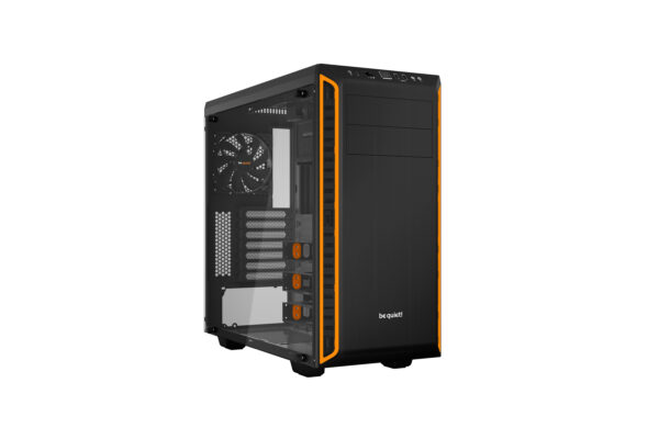 be quiet! Pure Base 600 Window Midi Tower Black, Orange be quiet! Pure Base 600 Window Midi Tower Black, Orange