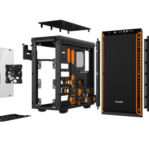 be quiet! Pure Base 600 Window Midi Tower Black, Orange be quiet! Pure Base 600 Window Midi Tower Black, Orange