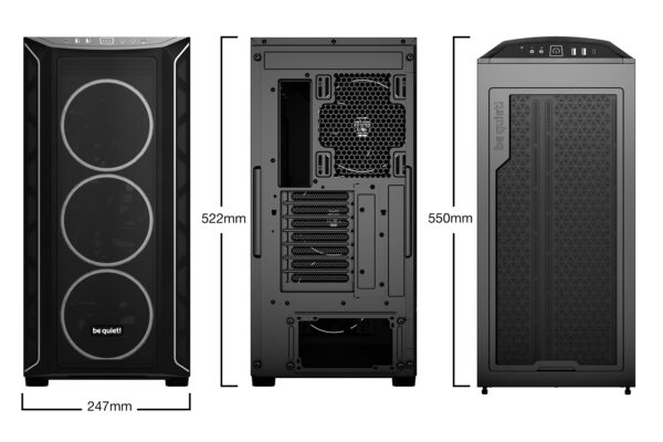 be quiet! Shadow Base 800 FX Black Midi Tower be quiet! Shadow Base 800 FX Black Midi Tower