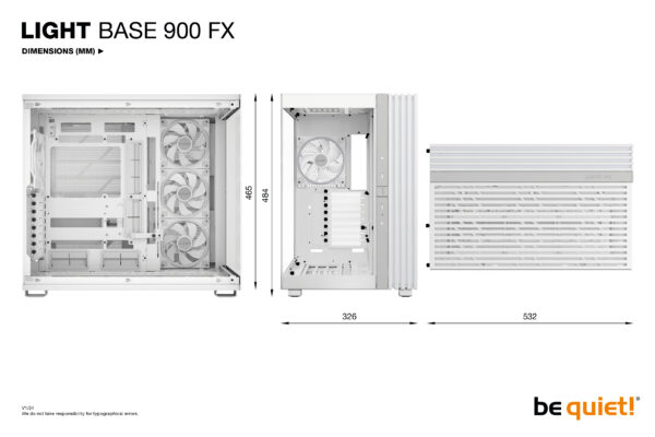 be quiet! LIGHT BASE 900 FX Black Full Tower