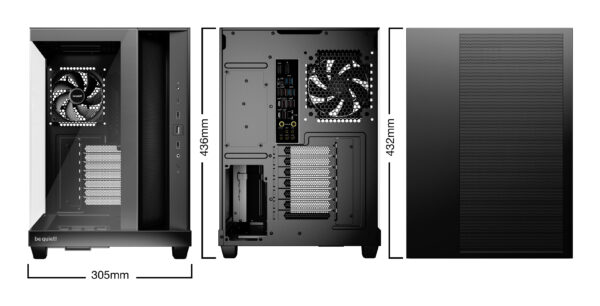 be quiet! Light Base 500 Midi Tower Black