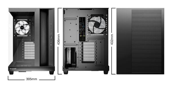 be quiet! Light Base 500 LX Black Midi Tower