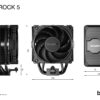 be quiet! DARK ROCK 5 Processor Air cooler 12 cm Black 1 pc(s)