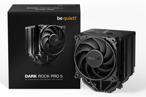 be quiet! Dark Rock Pro 5 Processor Air cooler 120/135 mm Black 1