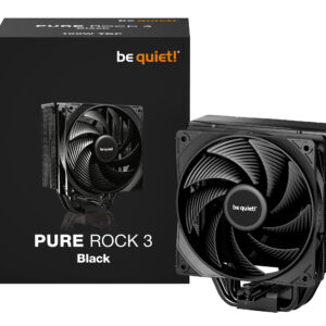 be quiet! Pure Rock 3 Black Processor Air cooler 12 cm 1 pc(s) be quiet! Pure Rock 3 Black Processor Air cooler 12 cm 1 pc(s)