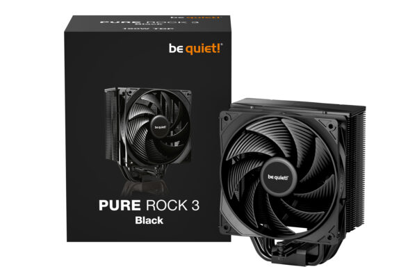 be quiet! Pure Rock 3 Black Processor Air cooler 12 cm 1 pc(s) be quiet! Pure Rock 3 Black Processor Air cooler 12 cm 1 pc(s)