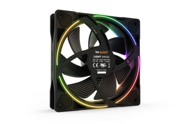 be quiet! Light Wings 120mm ARGB PWM Fan Black be quiet! Light Wings 120mm ARGB PWM Fan Black