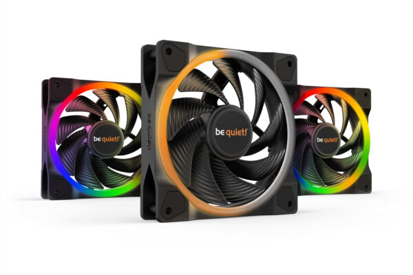 be quiet! Light Wings 120mm ARGB PWM High Speed Fan Black 3 Pack be quiet! Light Wings 120mm ARGB PWM High Speed Fan Black 3 Pack