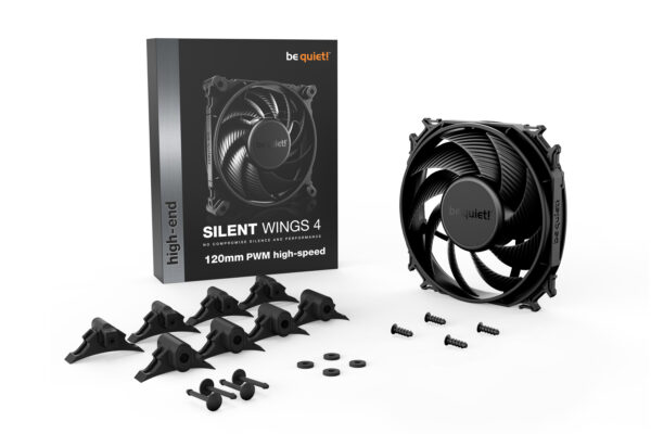 be quiet! SILENT WINGS 4 | 120mm PWM high-speed Computer case Fan 12