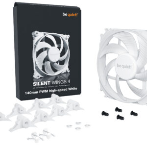 be quiet! SILENT WINGS 4 | 140mm PWM high-speed White Computer case be quiet! SILENT WINGS 4 | 140mm PWM high-speed White Computer case