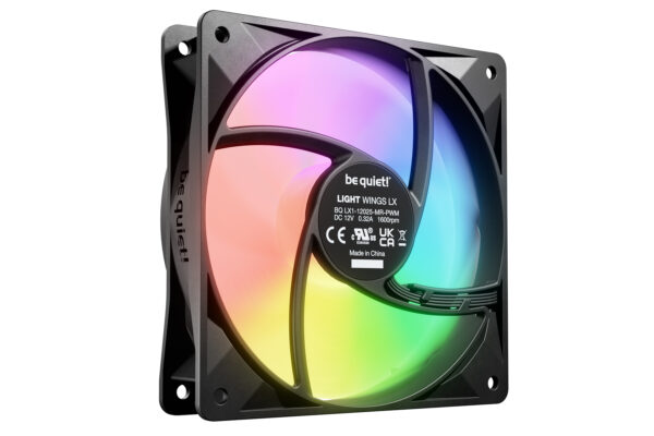 be quiet! LIGHT WINGS LX 120mm PWM Computer case Fan 12 cm Black 1 be quiet! LIGHT WINGS LX 120mm PWM Computer case Fan 12 cm Black 1