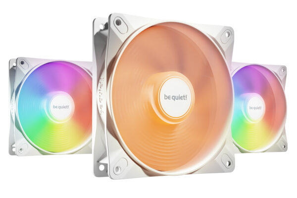 be quiet! LIGHT WINGS LX 120mm PWM 3-Pack White Computer case Fan 12