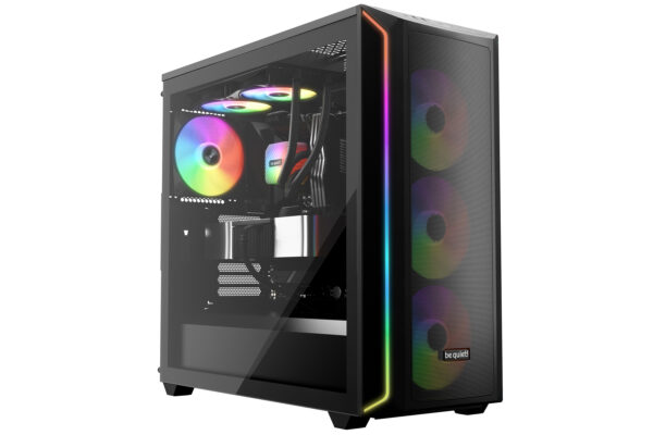 be quiet! LIGHT WINGS LX 120mm PWM High Speed 3-Pack Black Computer