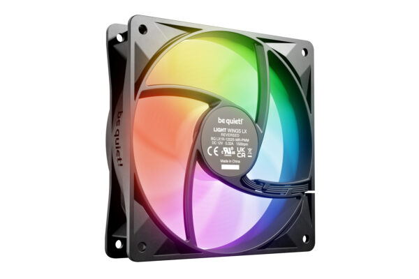 be quiet! Light Wings LX 120 mm PWM Reverse Black Computer case Fan be quiet! Light Wings LX 120 mm PWM Reverse Black Computer case Fan