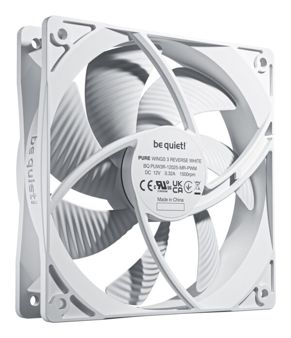 be quiet! Pure Wings 3 120mm | PWM Reverse White Triple-Pack Computer be quiet! Pure Wings 3 120mm | PWM Reverse White Triple-Pack Computer