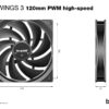 be quiet! Pure Wings 3 120mm | PWM high-speed Triple Pack Computer be quiet! Pure Wings 3 120mm | PWM high-speed Triple Pack Computer