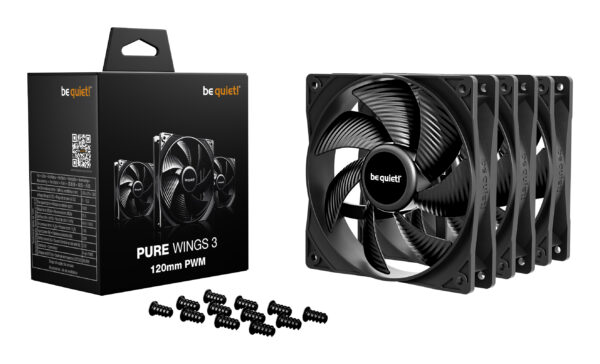 be quiet! Pure Wings 3 120mm | PWM Triple Pack Computer case Fan 12 be quiet! Pure Wings 3 120mm | PWM Triple Pack Computer case Fan 12