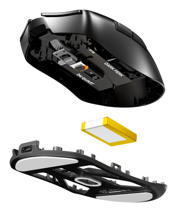 be quiet! Dark Perk | Sym mouse Gaming Right-hand RF Wireless + USB be quiet! Dark Perk | Sym mouse Gaming Right-hand RF Wireless + USB