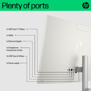 HP 24 -cr0063na PC Intel® Core™ i3 i3-N300 60.5 cm (23.8") 1920 x 24-CR0063NA I3 N300 8GB 256GB WHT