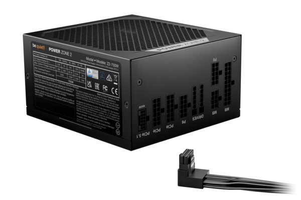 be quiet! POWER ZONE 2 750W power supply unit 20+4 pin ATX ATX Black be quiet! POWER ZONE 2 750W power supply unit 20+4 pin ATX ATX Black